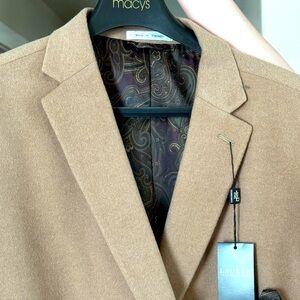 Men’s camel colored sport coat, Ralph Lauren NWT Retails $450 asking $150